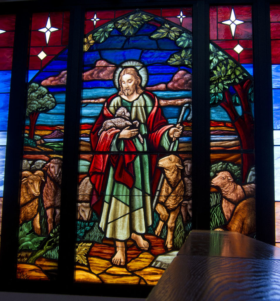 Good Shepherd window, Grace Lutheran, Rialto